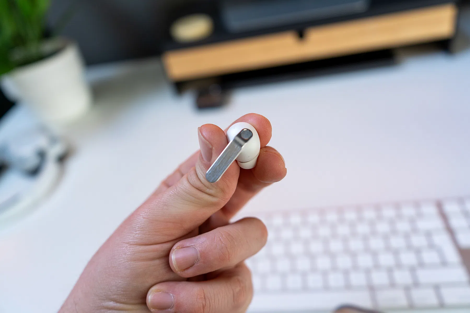 Dikkere stem van de Samsung Galaxy Buds4 Pro
